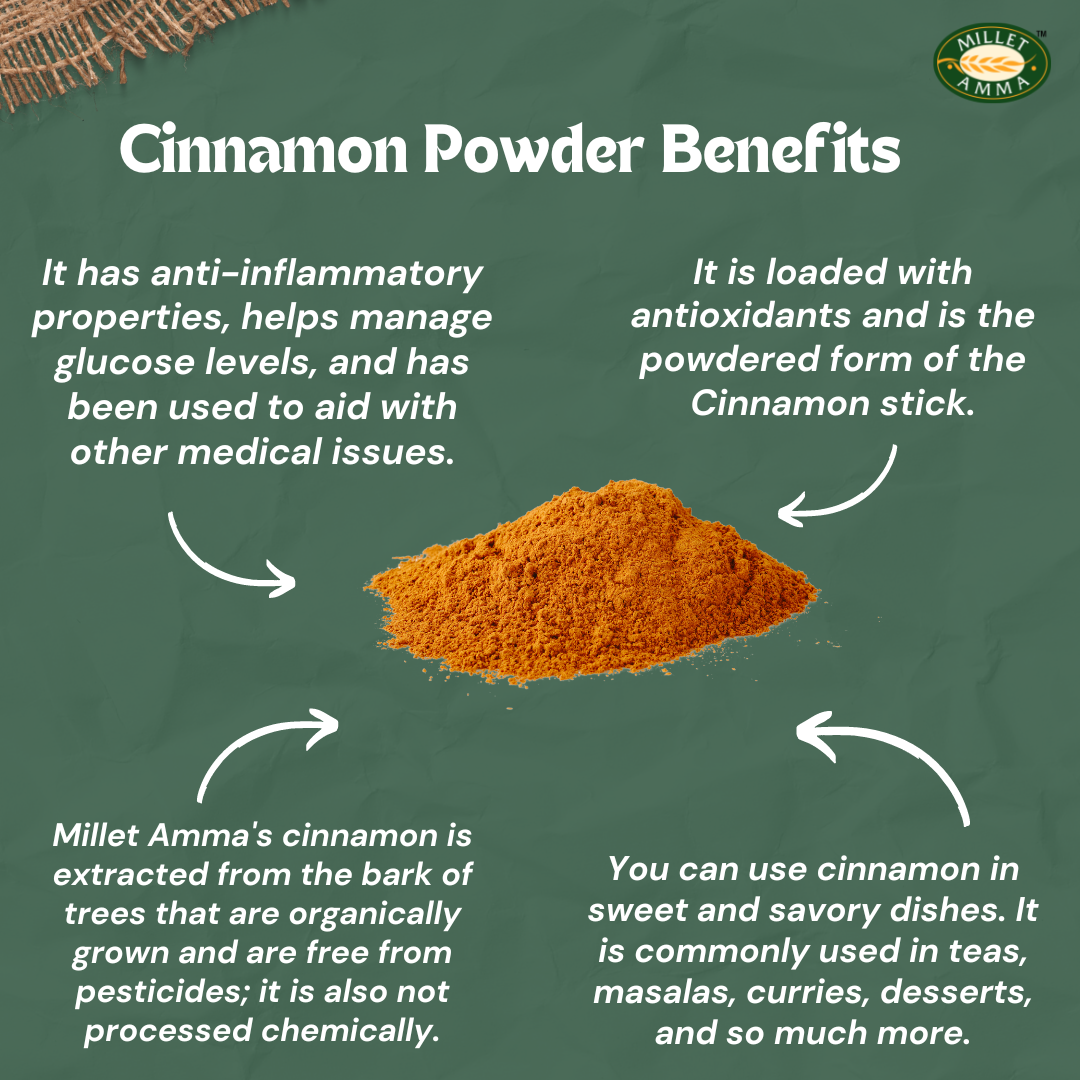 Cinnamon Powder Organic 100gm